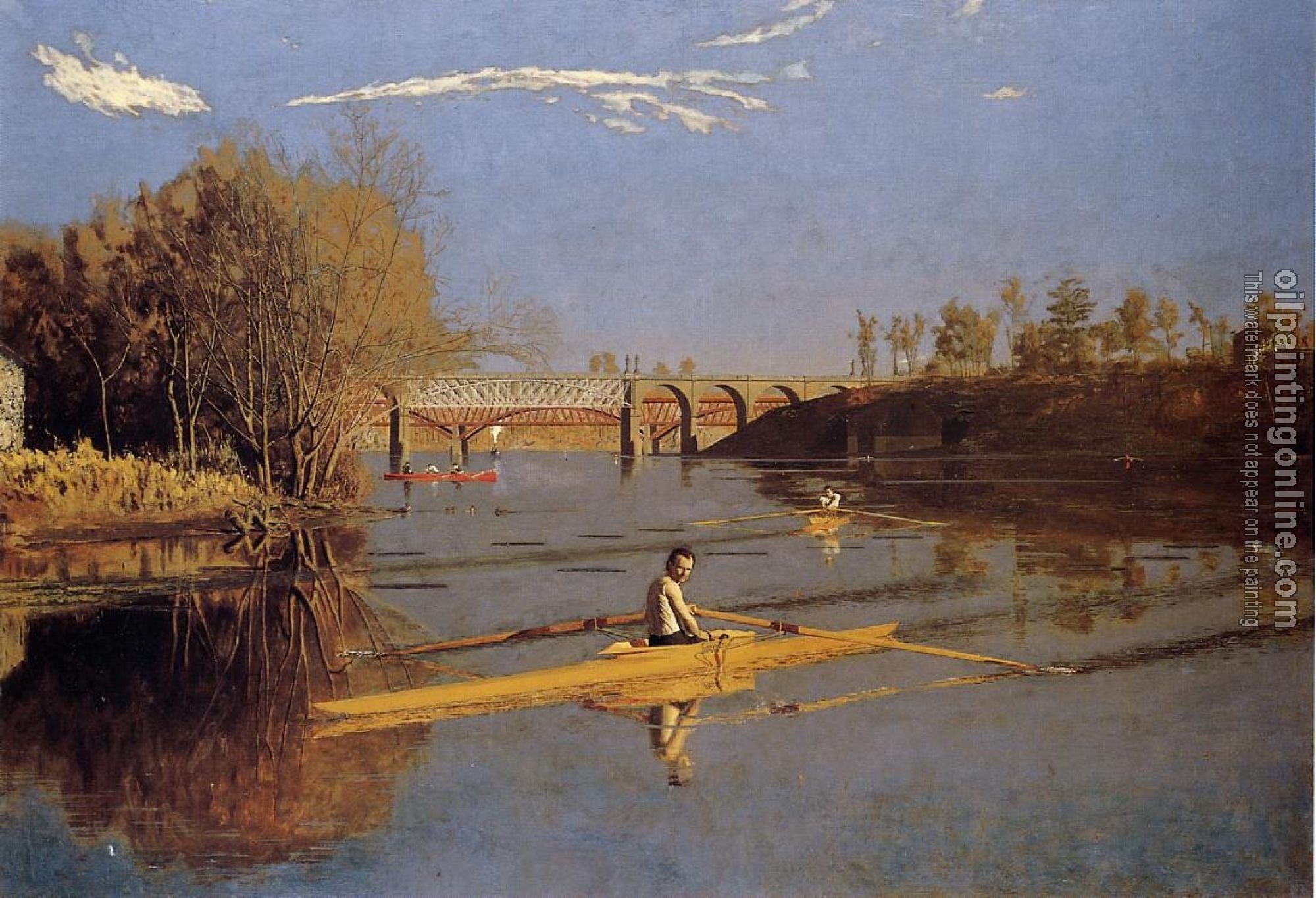 Eakins, Thomas - Max Schmitt in a Single Scull